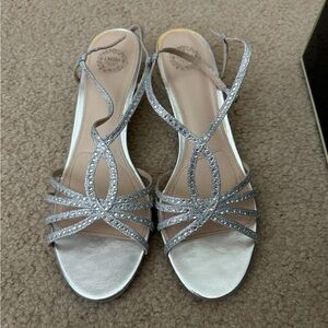 I. Miller Elegant Silver Strappy Sandals